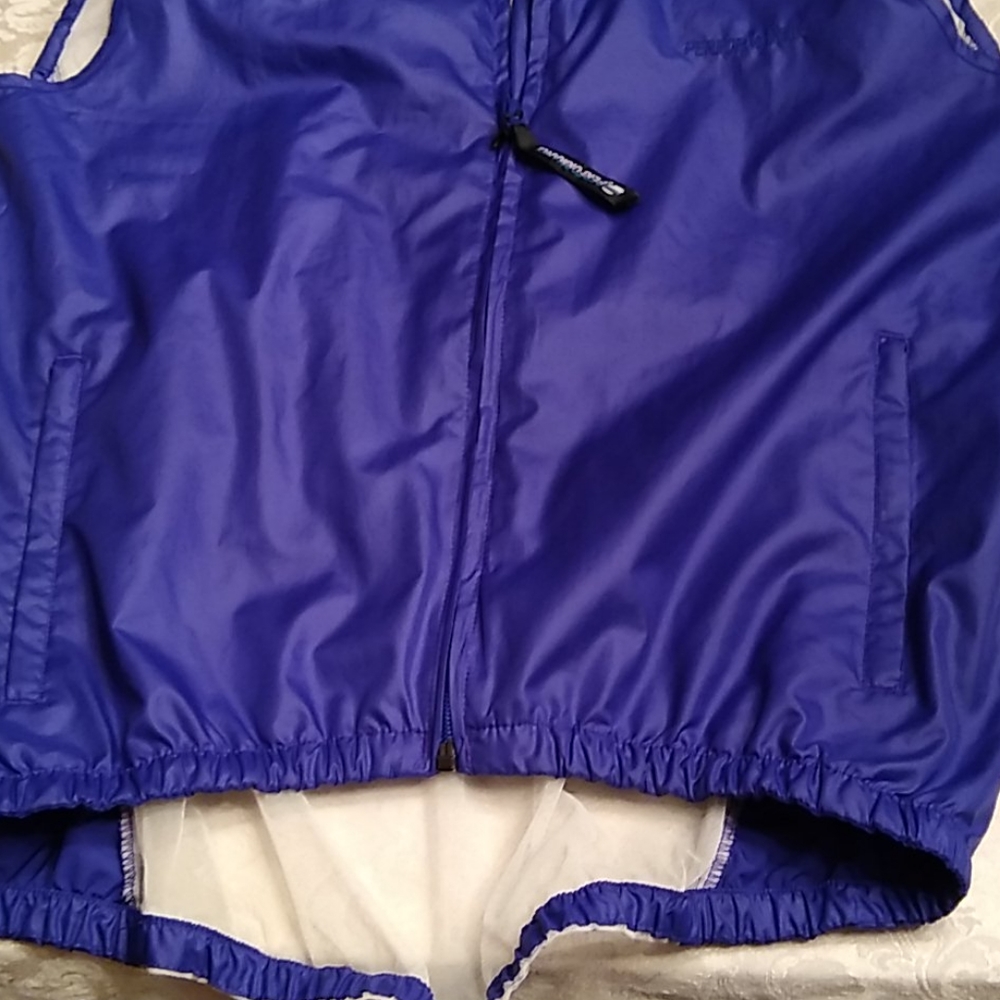 Blue Or Purple sleeveless Performance running vest, jacket, large - Picture 2 of 5